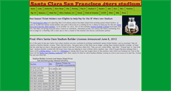 Desktop Screenshot of 49ers.savesantaclara.org